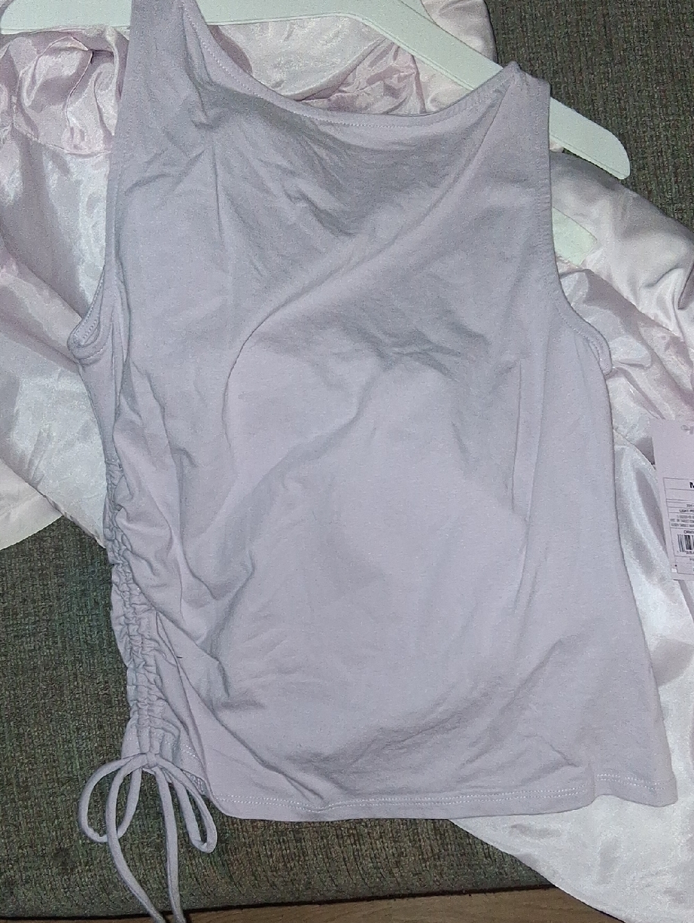 wild fable Lavender Sleeveless Tank with Side Detail
